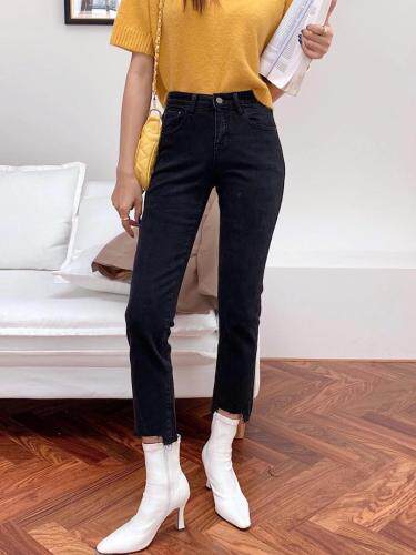 「现货」加绒小直筒又称烟管裤。，女装，T7