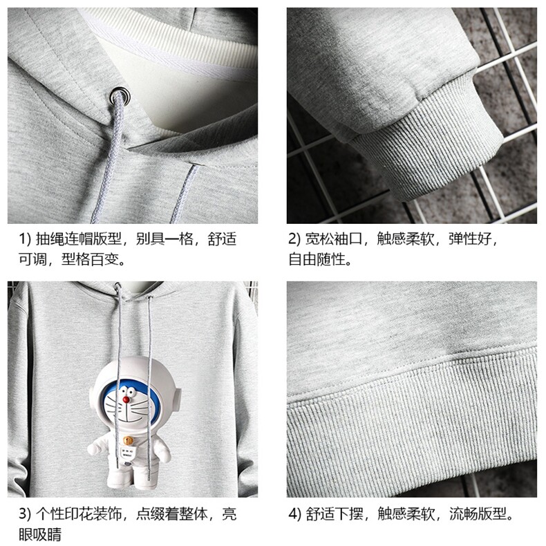 WY2233-P35纯棉连帽卫衣男大码运动帽衫宽松薄网格,男装卫衣,电商A040A