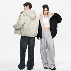 迷彩加绒毛领棉衣男冬宽松连帽派克棉服保暖外套0MY2519-P98，男装棉衣，星座610（原A335）