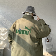 麂皮绒棉衣男大码立领棉袄子男羽绒棉服JM87227-P110，男装棉衣，电商A040
