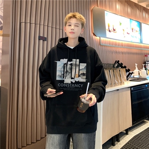 抖音得物供货 可提供视频 秋冬重磅美式宽松连帽卫衣WY2408图片