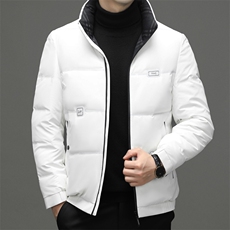 CG72802钱塘2020-2冬季厚款百搭立领中年男士商务休闲羽绒服P220，男装羽绒服，钱塘207-2