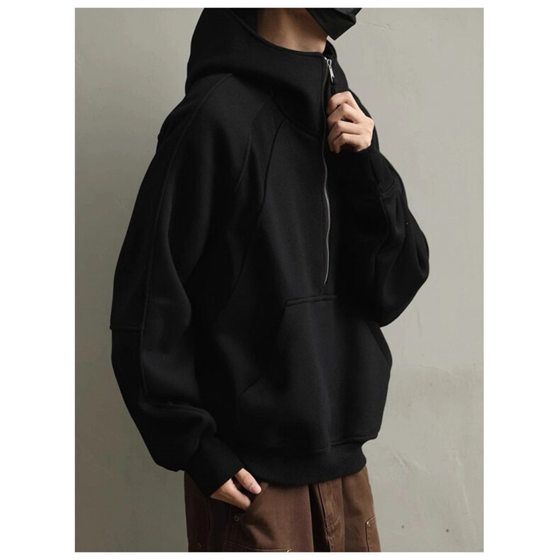 网图秋季重磅直播380克全棉拉链套头连帽卫衣外套AH908-P45，女装短外套，四季星座610B