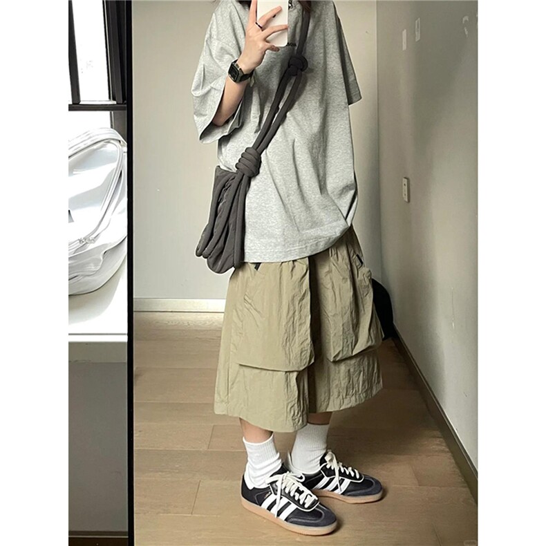 D1089-P35新款工装速干短裤男夏季日系男生运动五分裤潮-网图现货,男装牛仔裤,星座603-2
