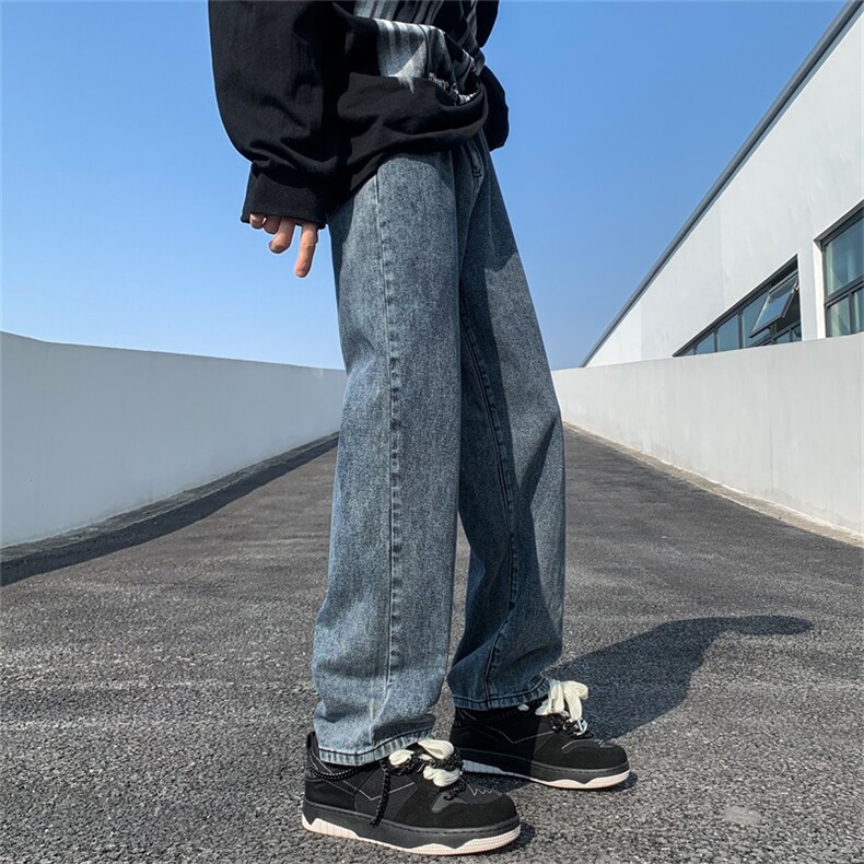 深度库存！现货3万+牛仔裤男秋季宽松休闲直筒A080-9231-P30,男装牛仔裤,电商A080