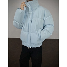 冬季clean纯色棉服潮流中性加厚短款棉衣HZ8816-特P68不议价，男装棉衣，星座610B-1