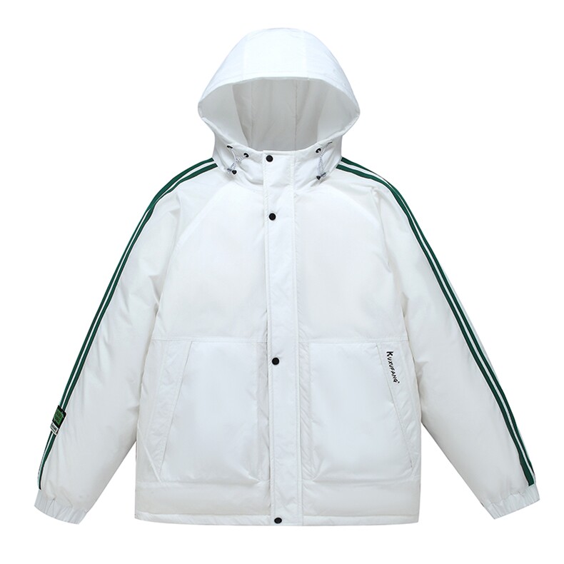现货外贸侧飞图立领光板团体服班服宽松韩版情侣学生外套羽绒服,男装羽绒服,星座301D-5(原星座1415）