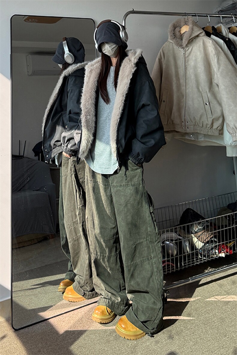 现货座山雕连帽棉衣加绒加厚棉服外套310A-2ZSD2302特p110,男装棉衣,星座310A-2