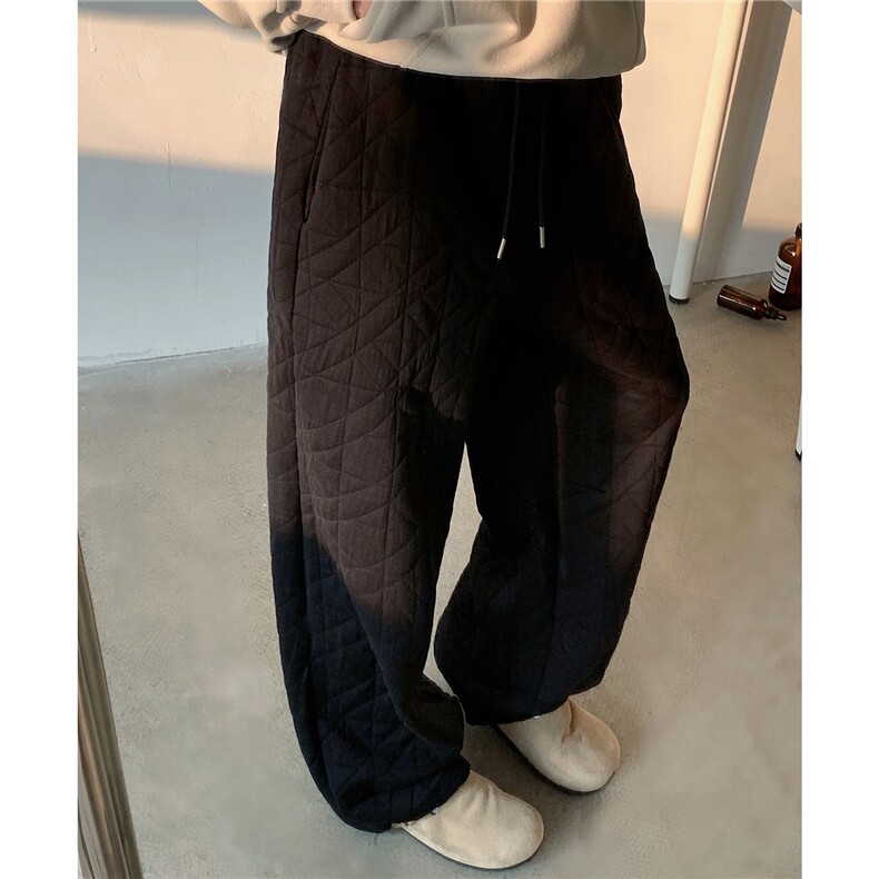 防寒保暖棉裤男女2025冬季潮牌宽松直筒baggy夹棉裤子D385P58，男装棉裤，电商A335-1（原A458）