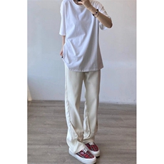 现货在仓！冰丝垂感休闲裤男抖音得物可送样网图-EX50612-批50，男装休闲裤，电商A061