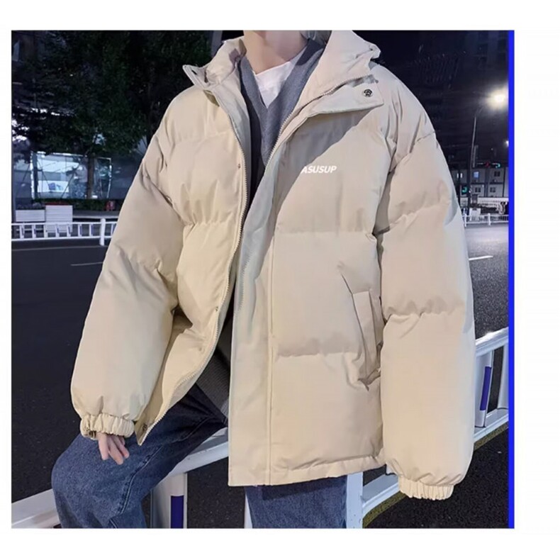 新款棉衣男冬季防水棉袄连帽青少年宽松上衣外套潮牌面包服,男装棉衣,星座506A