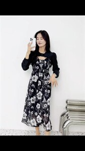 早秋2件套连衣裙！防晒俩不误！,女装连衣裙,依挺好