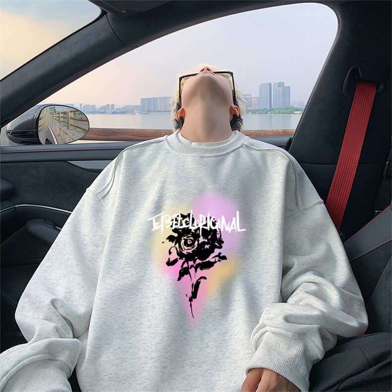 360克重磅图拉链华棉圆领卫衣【有货】C403A-YL25124LL-P45,男装卫衣,电商C403A
