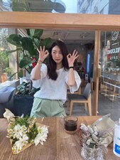 【现货】拼接袖工艺面料短袖，其它，橙色恋人(6F)