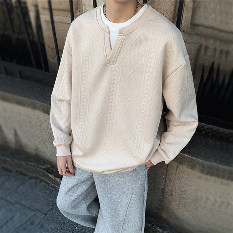 潮流宽松假两件卫衣潮牌休闲上衣A161-MT-2601-P45图片
