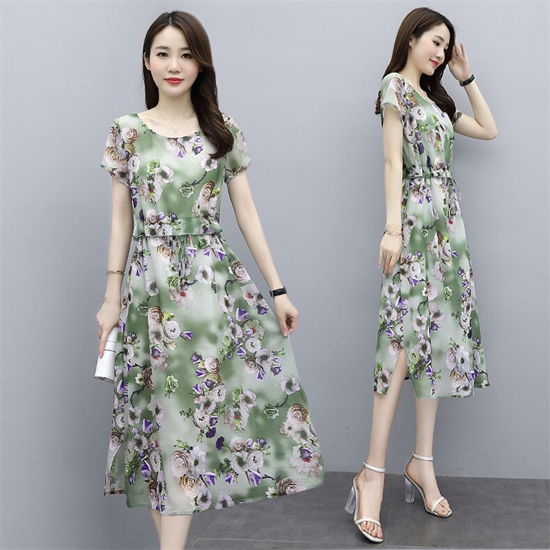 两件套个性宽松百搭减龄连衣裙2021年夏季通勤,女装连衣裙,阿菲诺依