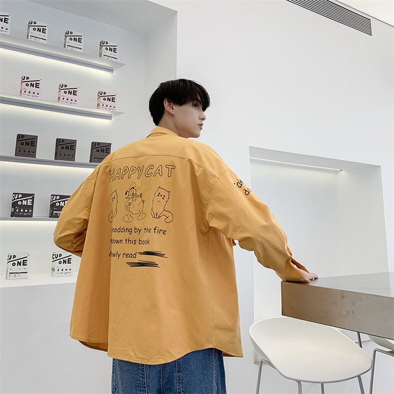 男港风情侣女款长袖立体袋衬衫女714-1-C18短袖吗n,男装衬衫,星座714-1