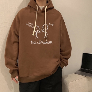 纯棉连帽卫衣男大码运动帽衫宽松薄WY2302-P35图片