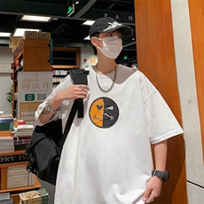ins时尚潮牌夏季青春流行潮流短袖简约T恤圆领男潮标准TX310-P33，男装T恤，星座1109-3