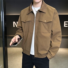 翻领夹克男春季简约宽松潮流百搭上衣服JK266-P73，男装夹克，星座308B-2