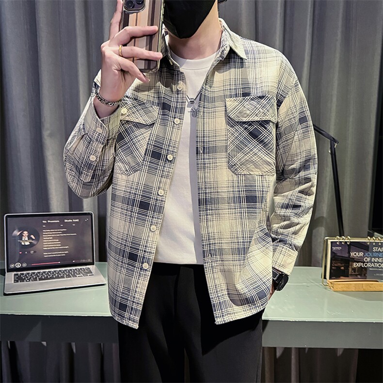 新款社会小伙秋冬男加厚寸衫型夹克男店主棉外套JK540-P68控98，男装夹克，星座301B-1