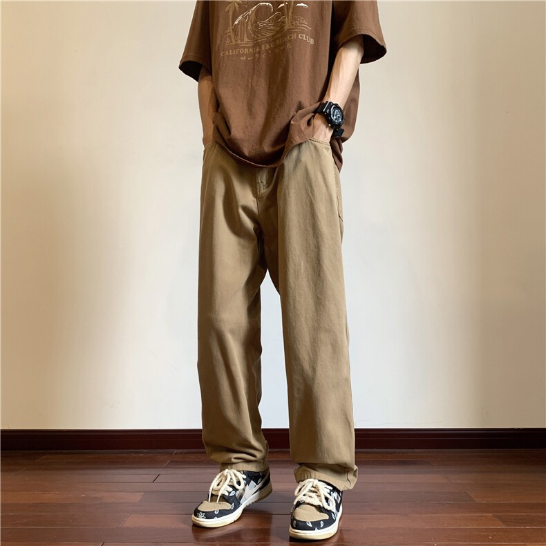 重磅水洗拉链门襟工装裤M~5XL XZ604-KG58-P60控78图片