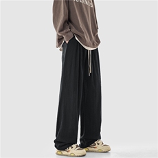 A408-K20021-P48-X69-（亚麻绉）80%棉20%粘胶，男装休闲裤，电商A408
