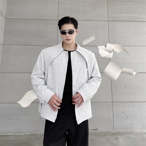 秋季新款领片延伸飞行员夹克男士棒球服A345-157-P130图片