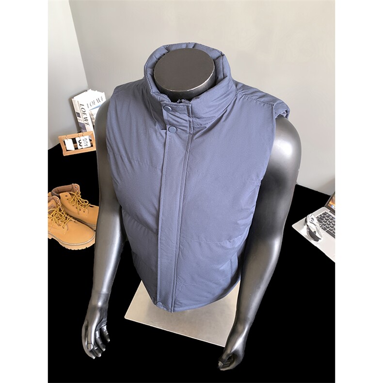 冬季加厚棉背心纯色立领棉马甲男士外套休闲上衣A266-MJ204-P30,男装背心/马甲,电商A266
