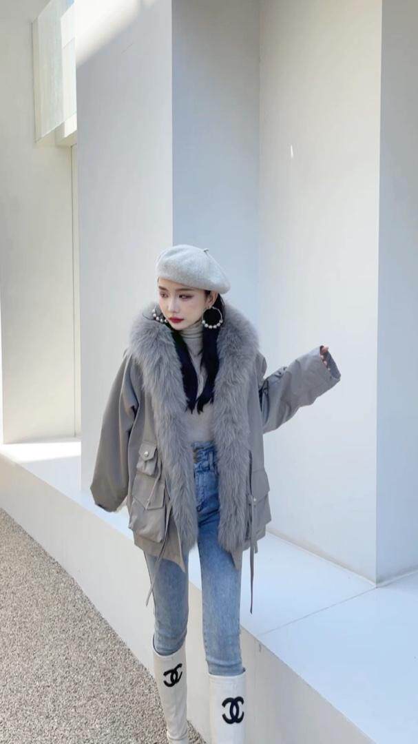 2022狐狸毛派克服，其它，贻思茗