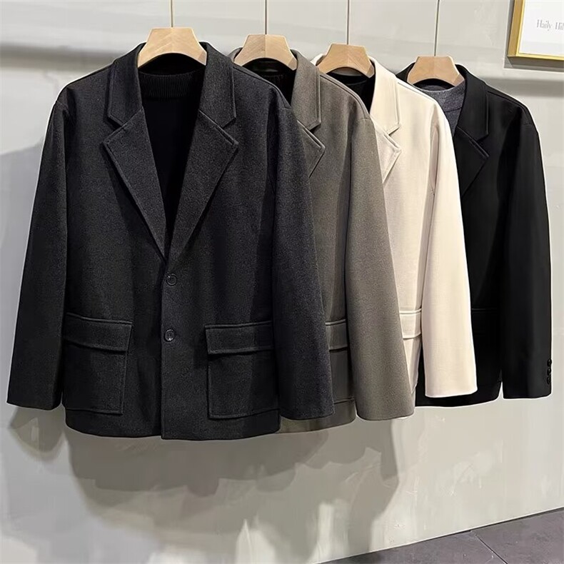 MN09-P802025新款秋季复古单排扣高级感休闲西服男女潮牌宽松,男装西服,电商B323A