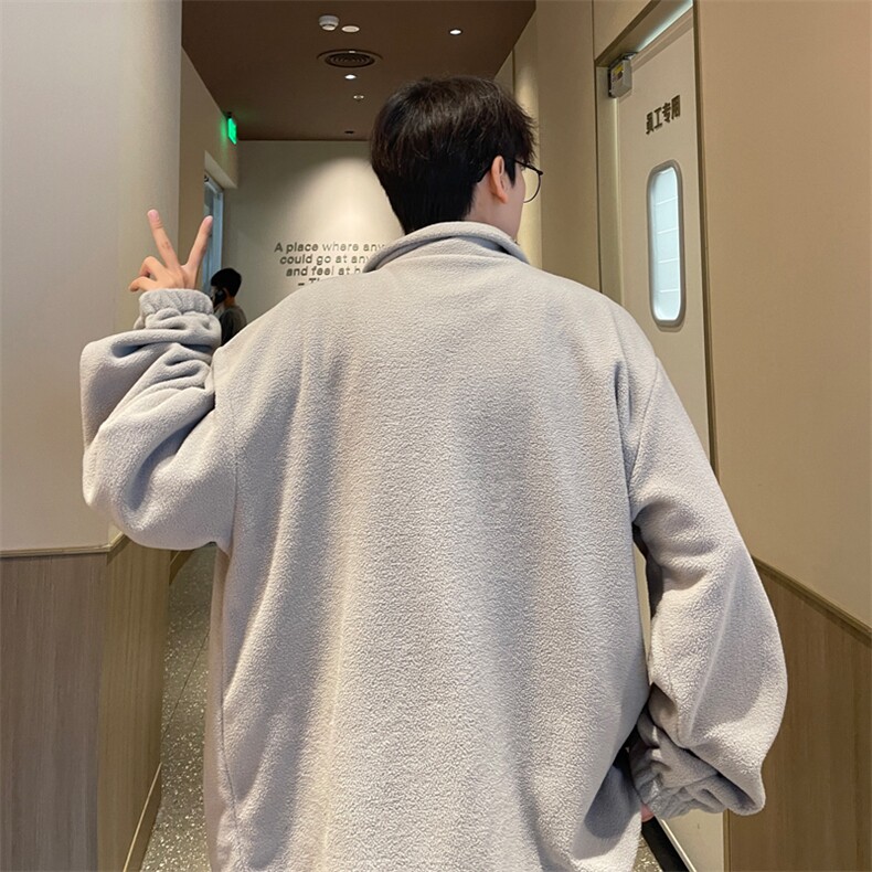 抖音直播！双面摇粒绒保暖卫衣男夹克冲锋衣内胆DN00-特P32直播,男装夹克,电商B367