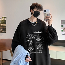 半高领毛衣男士大码针织衫男毛线衣男M18336-P45加绒款-P65，男装针织衫/毛衣，电商A040