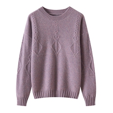 2025百搭时尚简约圆领针织衫，女装针织衫/毛衣，温伦斯特羊绒