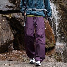 2026春季新款户外防泼水拼接登山裤男K24119-特P38建议零售价98，男装休闲裤，电商A001
