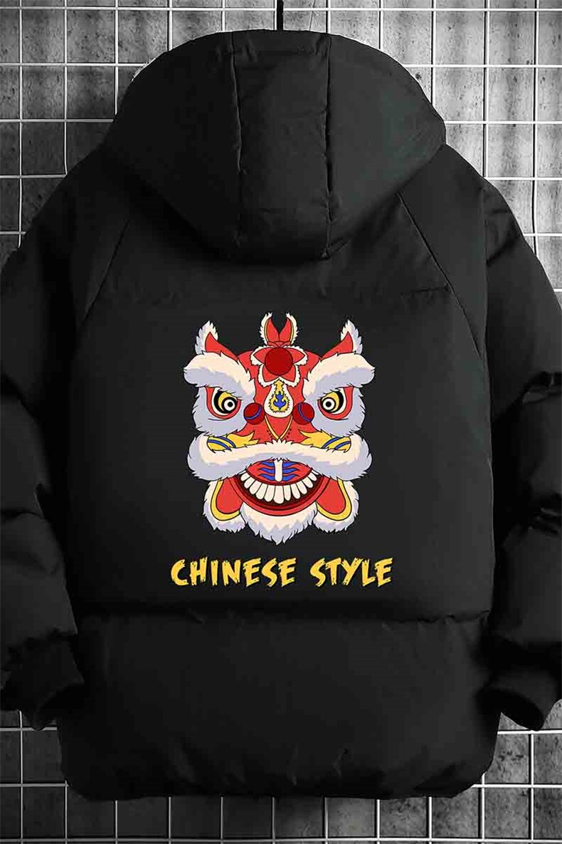 控128加绒面包服男大码羊羔毛衣男MY16185-P100,男装棉衣,电商A040A
