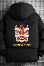 控128加绒面包服男大码羊羔毛衣男MY16185-P100，男装棉衣，电商A040A