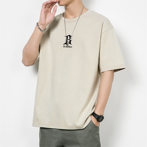 23年夏季短袖t恤男260克品质短袖t恤男A210-A1519-P40图片