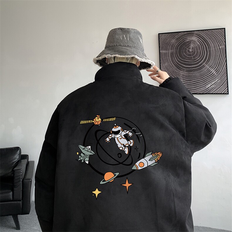 麂皮绒棉衣男大码立领棉袄子男羽绒棉服JM87142-P110,男装棉衣,电商A040