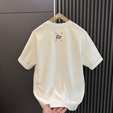 夏季新款男士短袖T恤圆领半袖体恤衫男宽松潮流时尚百搭上衣，男装T恤，星座218-8