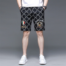 C2333505钱塘2020-2夏季新款男士印花薄款休闲裤时尚短裤P49，男装休闲裤，钱塘207-2