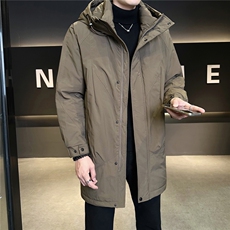 标50绒中长款男士羽绒服冬季2025新款风衣外套A313-9915-P275，男装风衣，电商A313