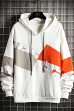 7XL-M 大码连帽卫衣男2023秋季新款潮加肥加大码慵懒风上衣控价88图片