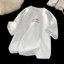 四季星座212A-T2567特40控68新款炫彩刺绣百搭T恤男女同款，男装T恤，星座212A（原A324）