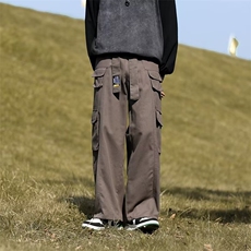 时尚潮牌宽松新款休闲裤男工装裤潮流夏季流行九分裤K6746-P48，男装休闲裤，星座512-4