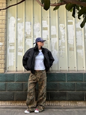 MF06-特P90美式高街立领棒球棉服飞行夹克棉衣短款外套男，男装夹克，电商B327