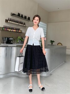 【现货】冰丝针织套装,女装职业装,艾依佳人