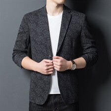 中年男士休闲西服男上衣单件2023春秋季新款爸爸商务西装外套，男装西服，电商B212（原钱塘6029）