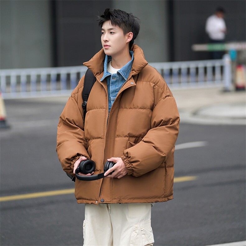 现货一万件抖音直播牛仔假两件大码棉衣情侣棉服8218P118,男装棉衣,电商A030
