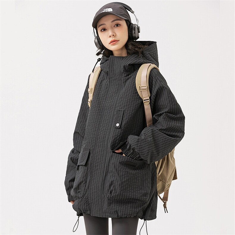 秋季户外连帽夹克男外套男女同款DSA157B-JK7811-P75,男装夹克,电商A157B